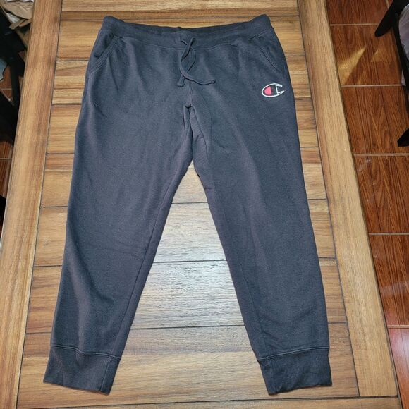 Champion Authentic Athleticwear Black Sweat Pants w/ Pockets - Size XL - Picture 1 of 6